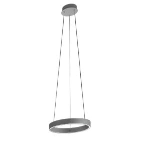 Lámpara de araña moderna Promoingross GAME S40 LED CCT de doble emisión, metal y silicona.