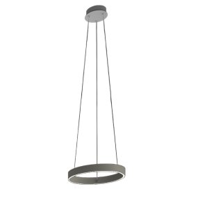 Lámpara de araña moderna Promoingross GAME S40 LED CCT de doble emisión, metal y silicona.