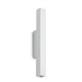 Aplique de pared moderno de metal blanco Ideal Lux LOOK SQUARE LED AP2 30H 370750 LED 3000K de doble emisión