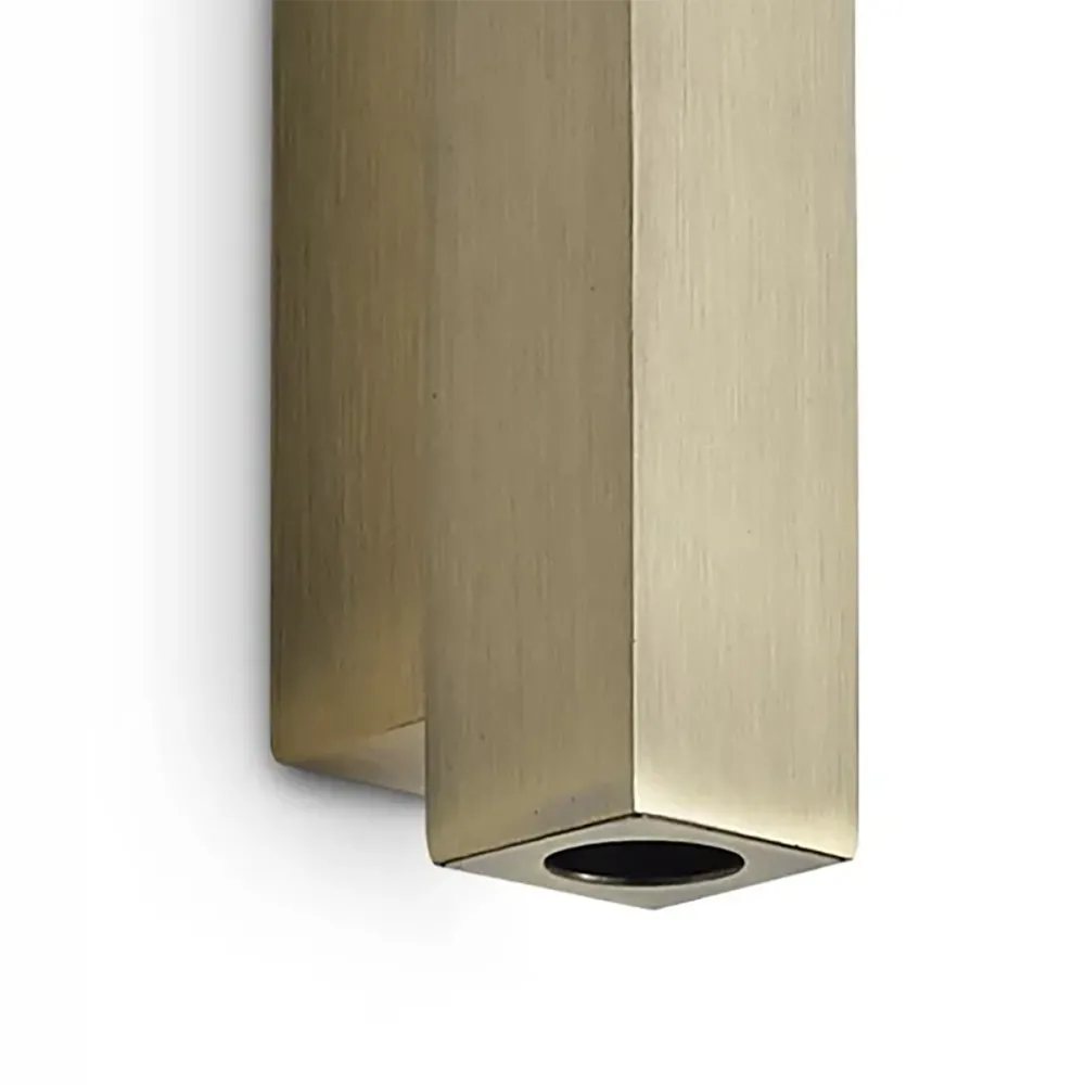 Aplique de pared clásico Ideal Lux LOOK SQUARE LED AP2 15H 370712