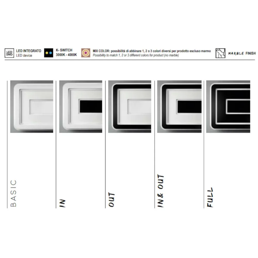 Promoingross klassische Deckenleuchte HALO Q65 LED CCT