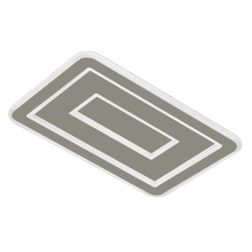 Promoingross HALO R50 Voll-LED-CCT-Deckenleuchte im modernen Stil aus Methacrylat-Metall