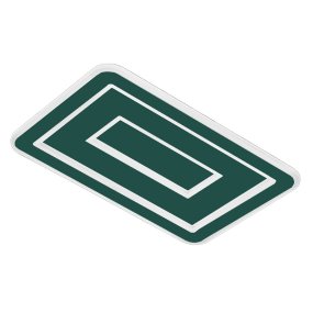 Promoingross HALO R50 Voll-LED-CCT-Deckenleuchte im modernen Stil aus Methacrylat-Metall