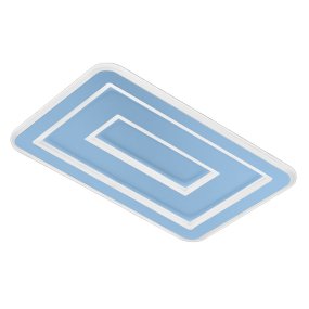 Promoingross HALO R50 Voll-LED-CCT-Deckenleuchte im modernen Stil aus Methacrylat-Metall