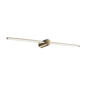 Klassische LED-Wandleuchte Ideal Lux ESSENCE ROUND AP D075 327792 Messing 1300 lm 3000 K