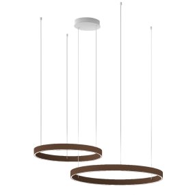 Lampadario moderno Promoingross GAME BIS S80+S100 LED CCT biemissione metallo silicone