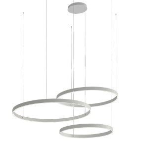 Lustre moderne Promoingross GAME TRIS S40+S60+S80 LED CCT double émission métal silicone