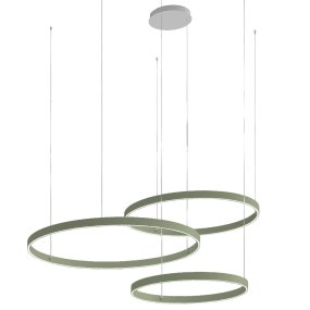 Moderner Kronleuchter Promoingross GAME TRIS S40+S60+S80 LED CCT Doppelemission Metall Silikon