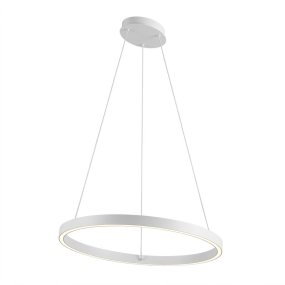 Lámpara de araña moderna Promoingross GAME S80 LED CCT de doble emisión, metal y silicona.