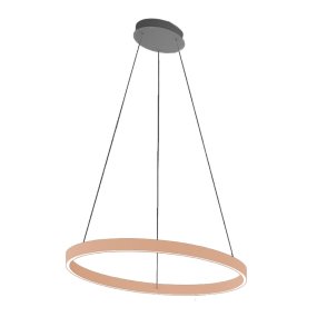 Lámpara de araña moderna Promoingross GAME S80 LED CCT de doble emisión, metal y silicona.