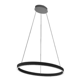 Lustre moderne Promoingross GAME S80 LED CCT à double émission en métal et silicone