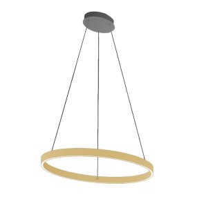 Lustre moderne Promoingross GAME S80 LED CCT à double émission en métal et silicone