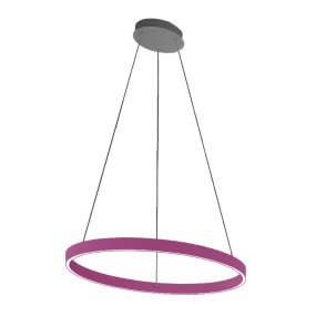 Lustre moderne Promoingross GAME S80 LED CCT à double émission en métal et silicone