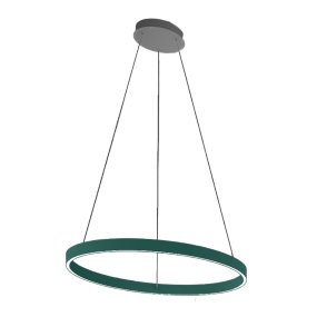 Lustre moderne Promoingross GAME S80 LED CCT à double émission en métal et silicone