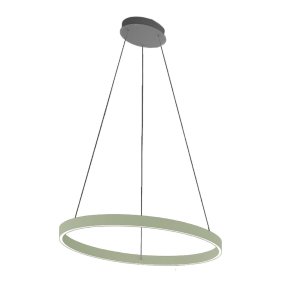 Moderner Kronleuchter Promoingross GAME S80 LED CCT Doppelemission Metall Silikon