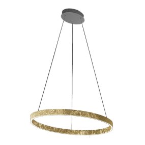 Lustre moderne Promoingross GAME S80 LED CCT à double émission en métal et silicone