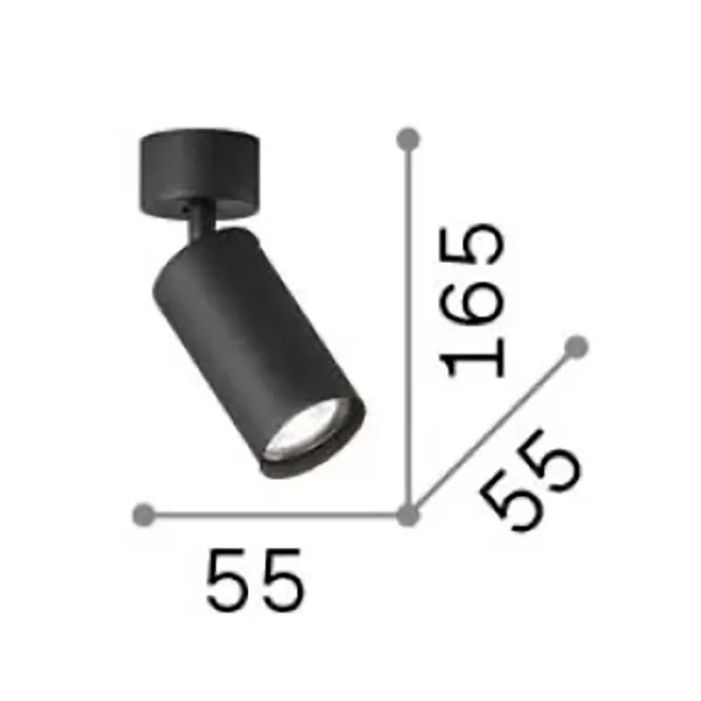 Spot classique Ideal Lux DYNAMITE 244662