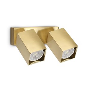 Faretti classici Ideal Lux DYNAMITE 371245 GU10 LED ottone orientabili