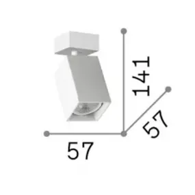 Spot classique Ideal Lux DYNAMITE 371214