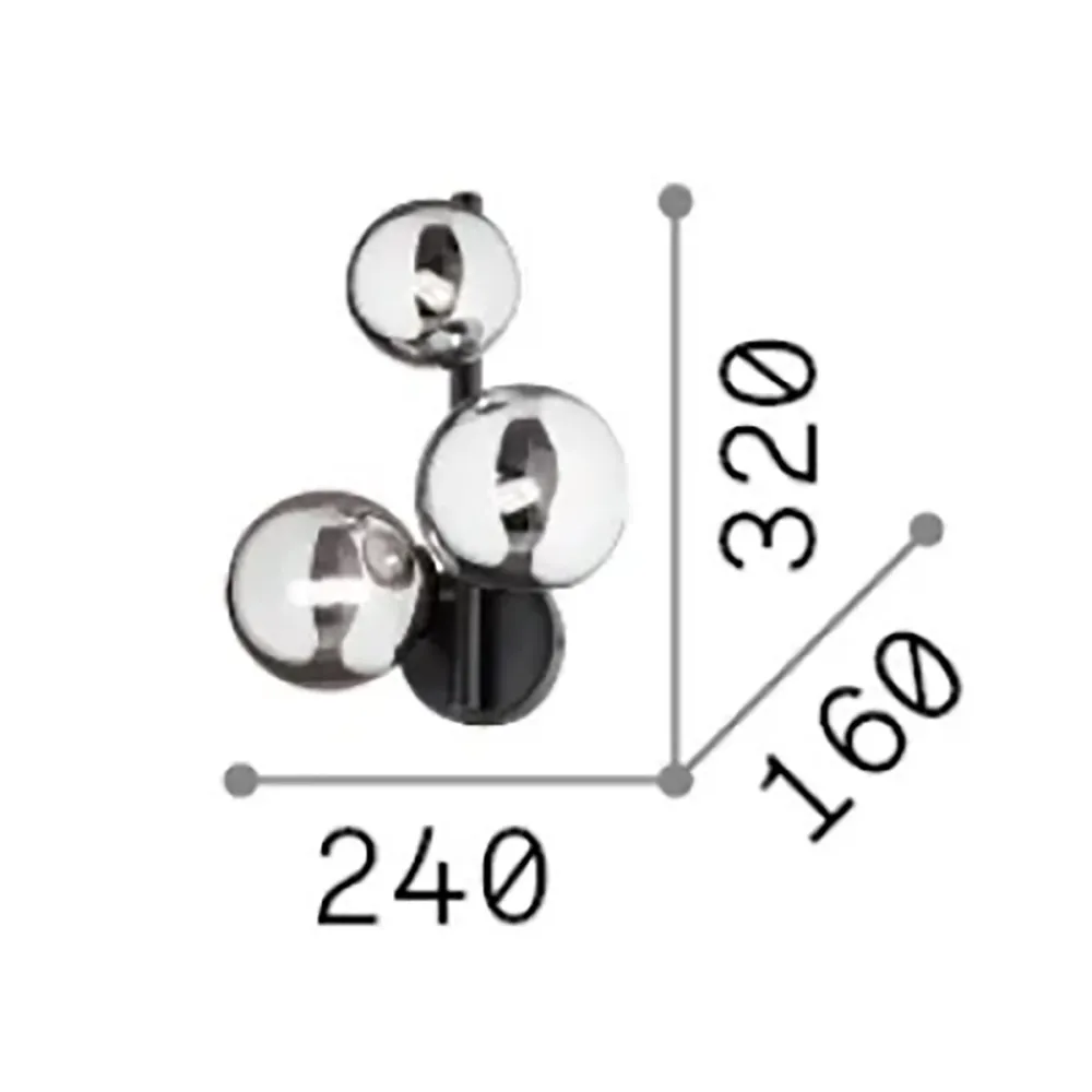 Applique murale Ideal Lux PERLAGE 283784