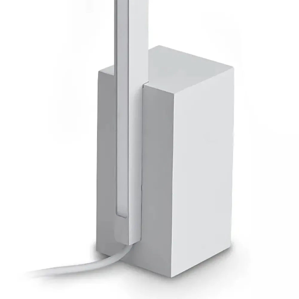 Abat-jour classica Ideal Lux ESSENCE SQUARE 367156 LED 1400LM 3000K metallo policarbonato bianco dimmerabile