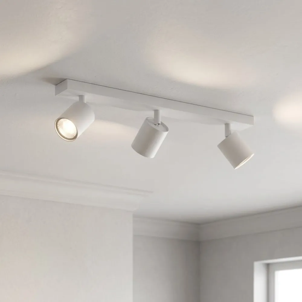 Binario moderno Top Light KORA 1208 3 BI GU10 LED