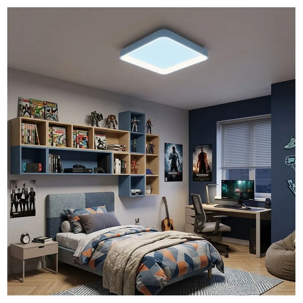 Plafonnier moderne Promoingross BOARD Q35 LED CCT