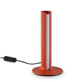 Abat-jour moderna Ideal Lux DORICA 366098 LED 1100LM 3000K alluminio arancione dimmer touch