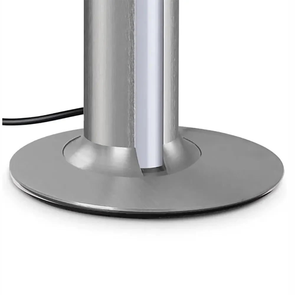 Abat-jour moderna Ideal Lux DORICA 362564 LED 1100LM 3000K alluminio grigio dimmer touch