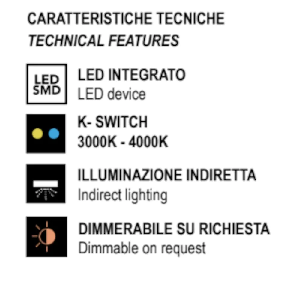 Promoingross moderne LED-Wandleuchte CIRCUIT A22 CCT