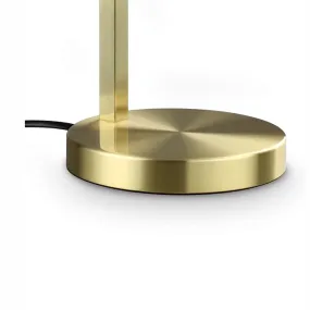 Abat-jour classica Ideal Lux BINOMIO 353258 OTTONE G9 LED sfera vetro soffiato luce diffusa