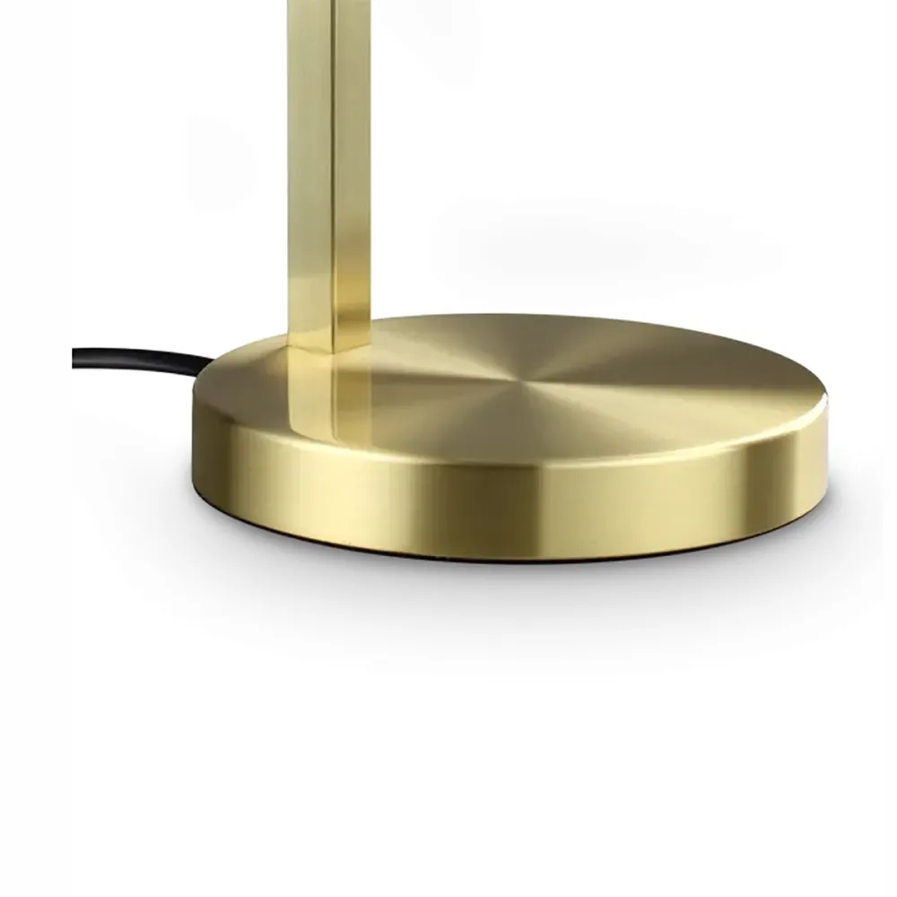 Abat-jour classica Ideal Lux BINOMIO 353258 OTTONE G9 LED sfera vetro soffiato luce diffusa