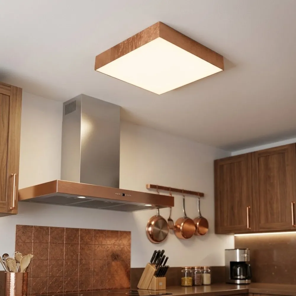 Plafoniera led Promoingross BOX Q50 CCT 40x40 metallo metacrilato