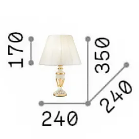 Abat-jour classique Ideal Lux FIRENZE 012889