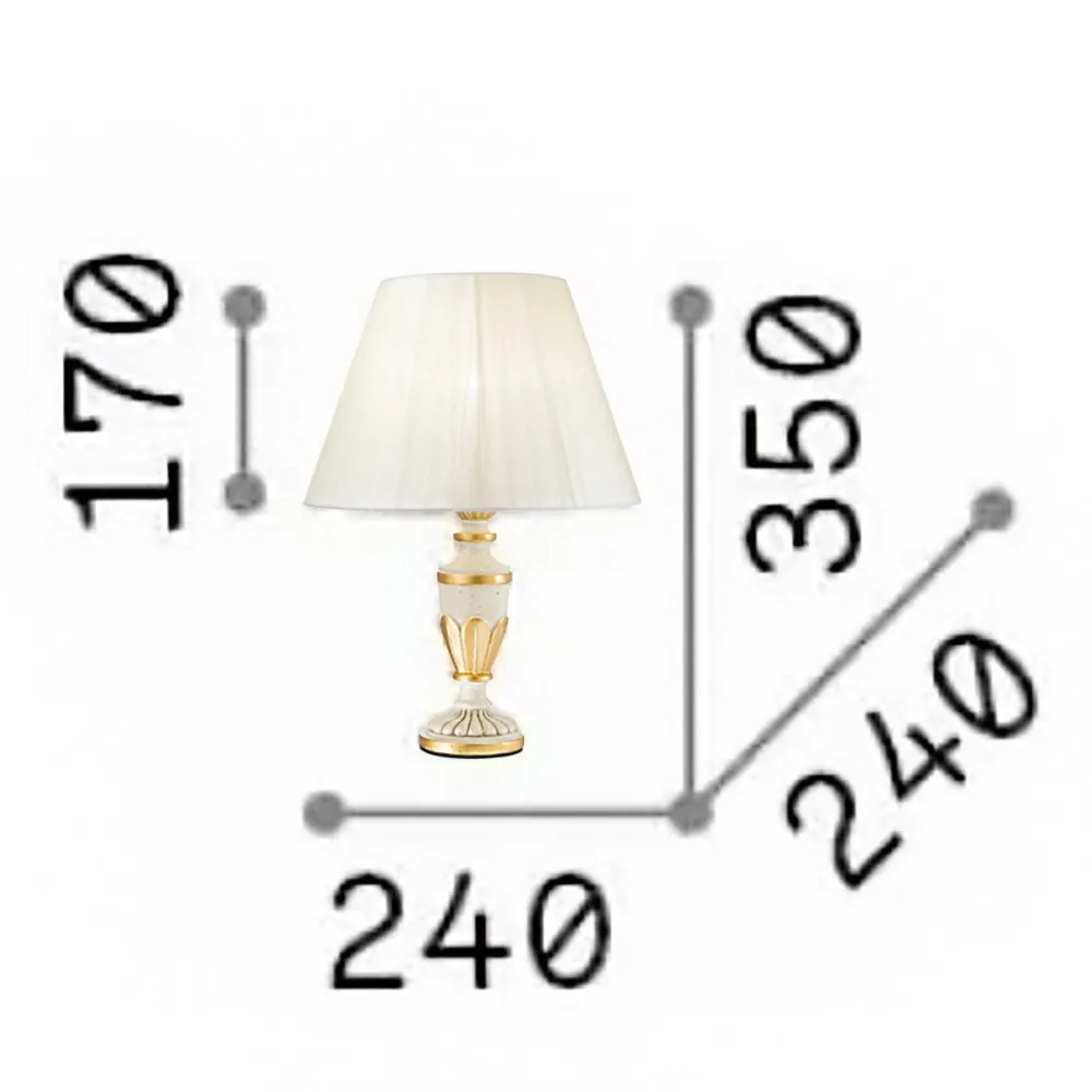 Abat-jour classique Ideal Lux FIRENZE 012889