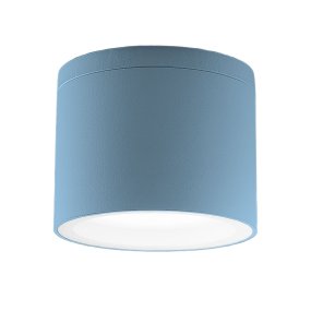 Lámpara de techo interior Promoingross GIX T9 GX53 LED IP65 de aluminio y cristal