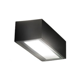Applique moderno Promoingross PATHIO E27 LED IP54 alluminio vetro