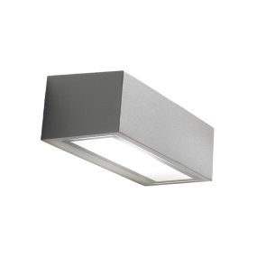 Applique moderno Promoingross PATHIO E27 LED IP54 alluminio vetro