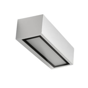 Applique moderno Promoingross PATHIO E27 LED IP54 alluminio vetro