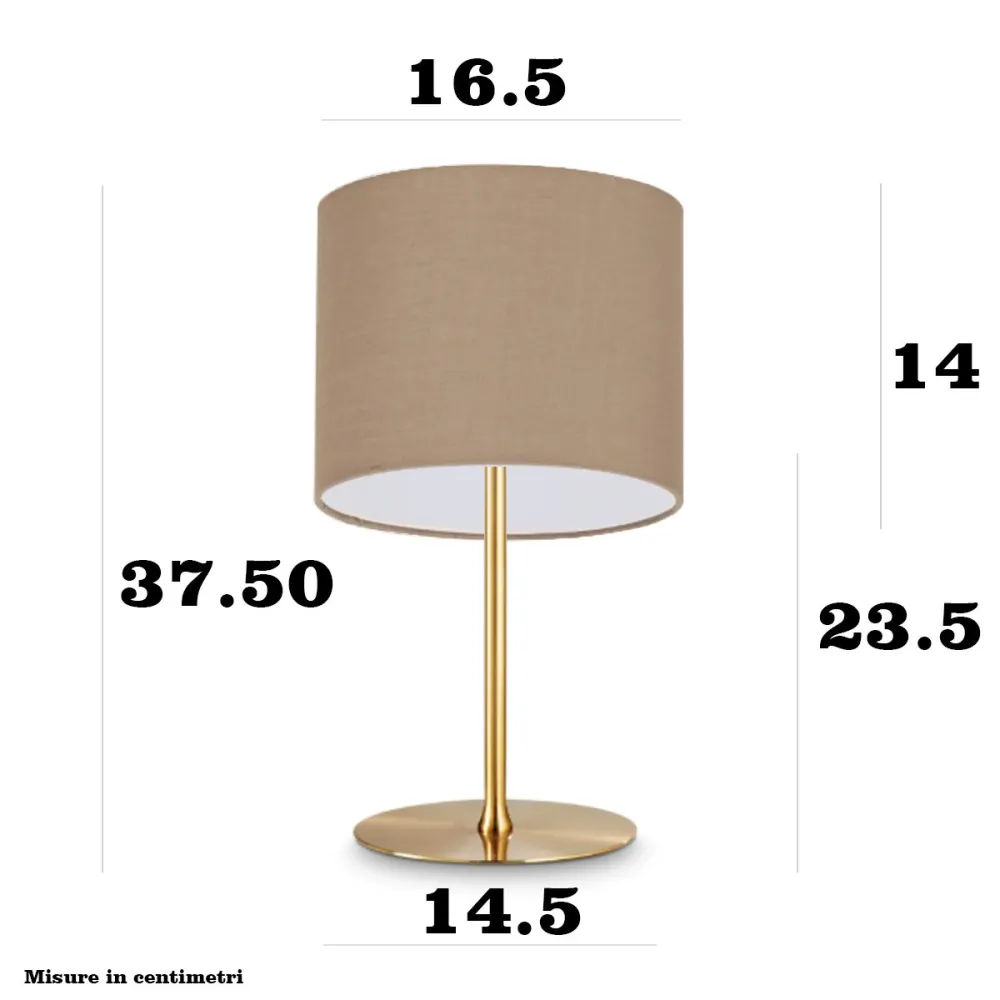 Abat-jour ottone Ideal Lux SET UP 259901 304601