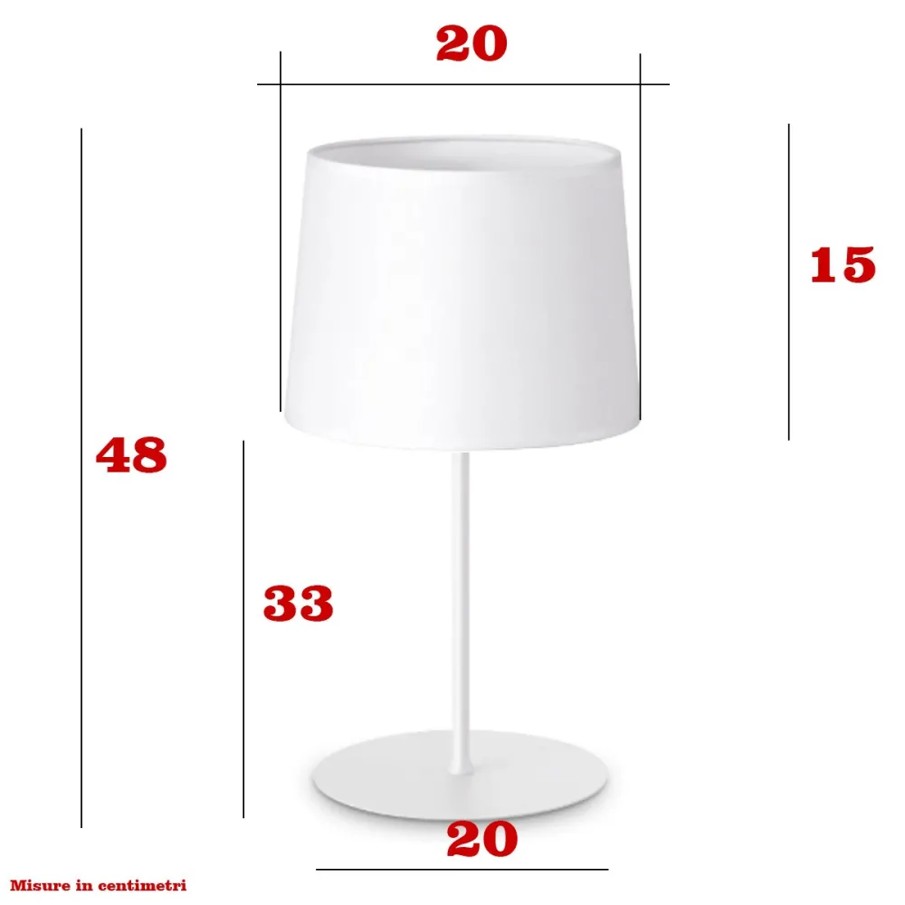 Abat-jour Ideal Lux SET UP 259918 260068
