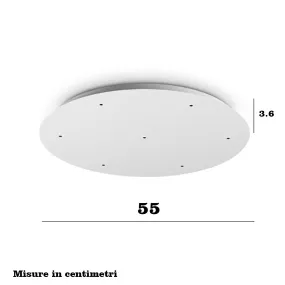 Lampadario 7 luci vetro pyrex multicolor Ideal Lux CLOWN