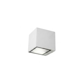 Applique moderno Top Light SPA AP GX53 LED IP54 alluminio vetro biemissione