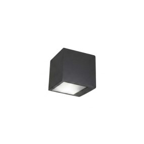 Applique moderno Top Light SPA AP GX53 LED IP54 alluminio vetro biemissione