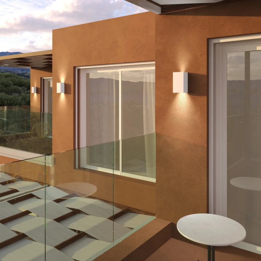 Applique moderno Top Light SPA PLUS AP GX53 LED IP54