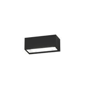 Aplique de pared moderno Top Light SPA AG GX53 LED IP54 de aluminio y cristal con doble emisión