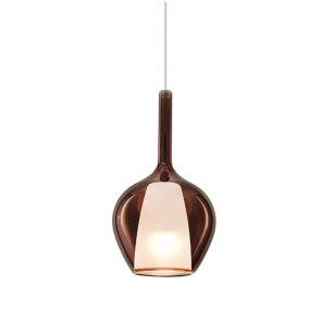 Lampadario classico Ideal Lux KALIQUE 359915 E27 LED vetro borosilicato rame