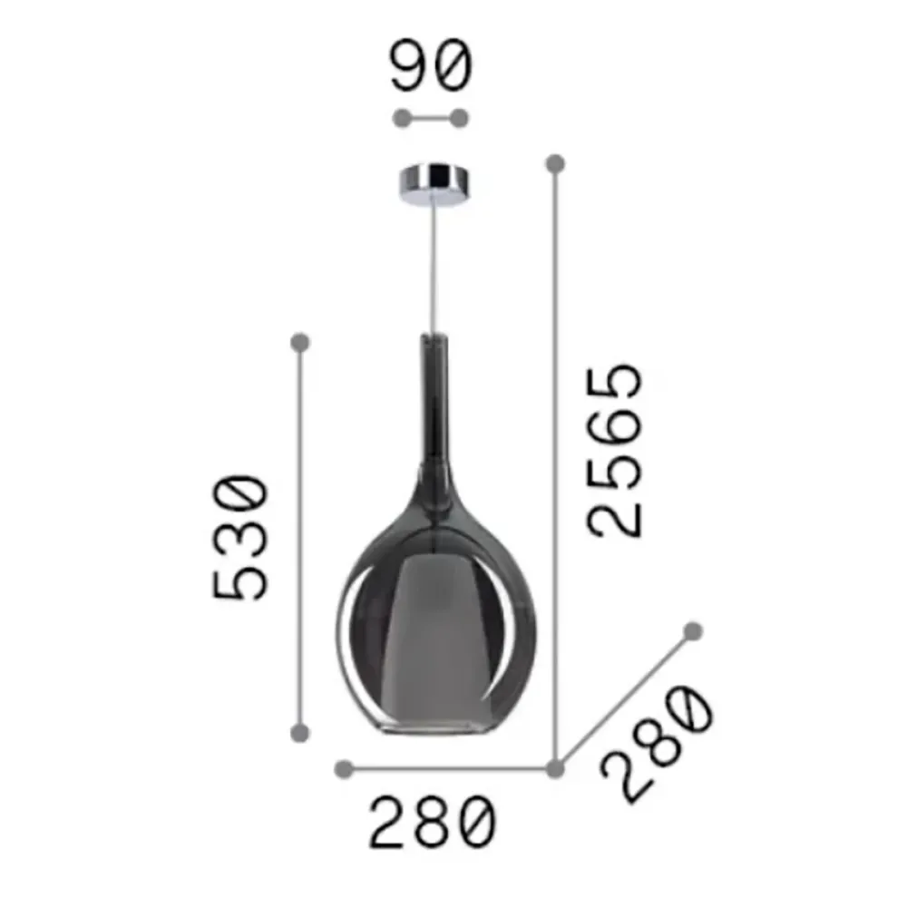 Lampadario classico Ideal Lux KALIQUE 359663