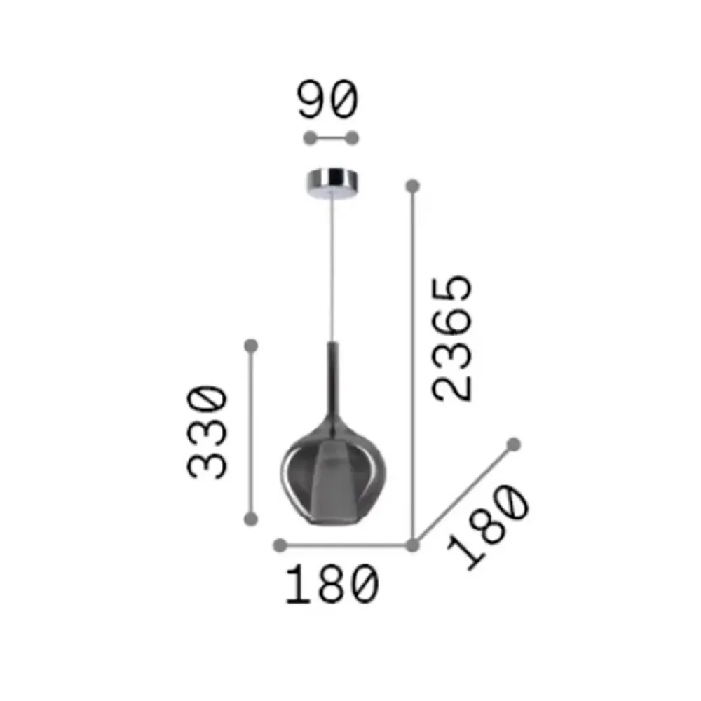 Lampadario classico Ideal Lux KALIQUE 359915