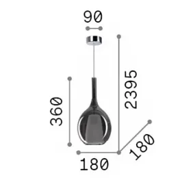 Lampadario classico Ideal Lux KALIQUE 360027